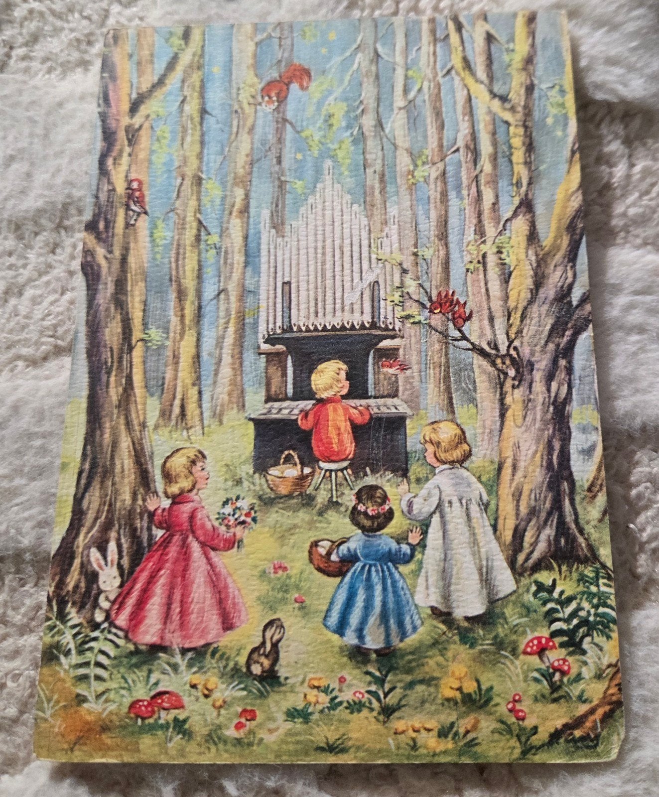 Kinderen en Orgel in het Bos, Verzenden, 1920 tot 1940, Gelopen, Kinderen