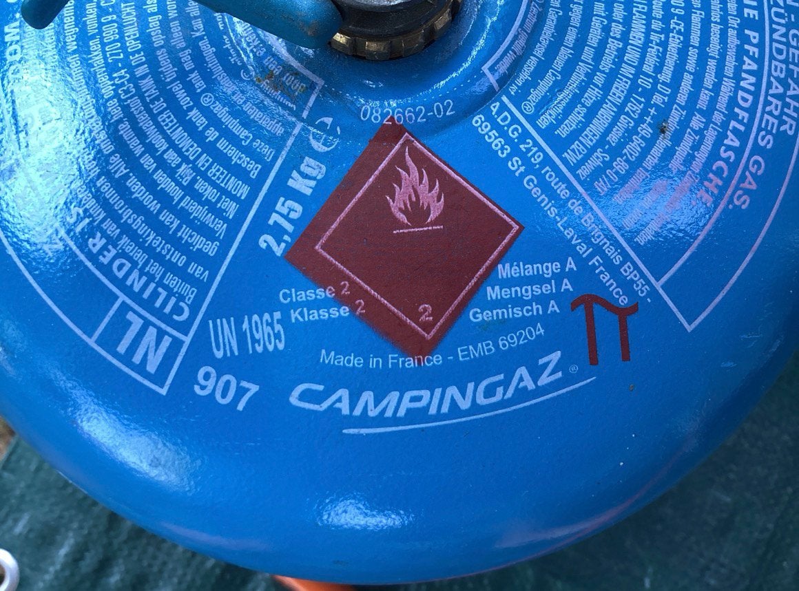 Gasfles 907, Ophalen, Gebruikt