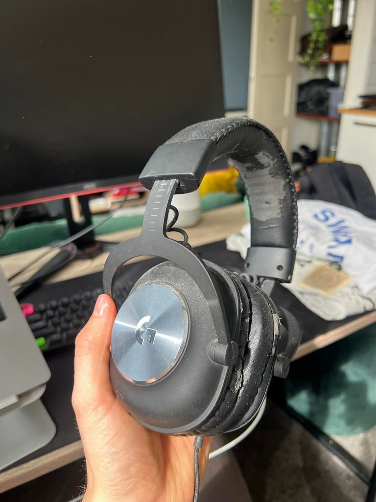 Logitech G Pro Gaming Headset - Gebruikt, Ophalen, Niet werkend, Over oor (circumaural), Overige merken