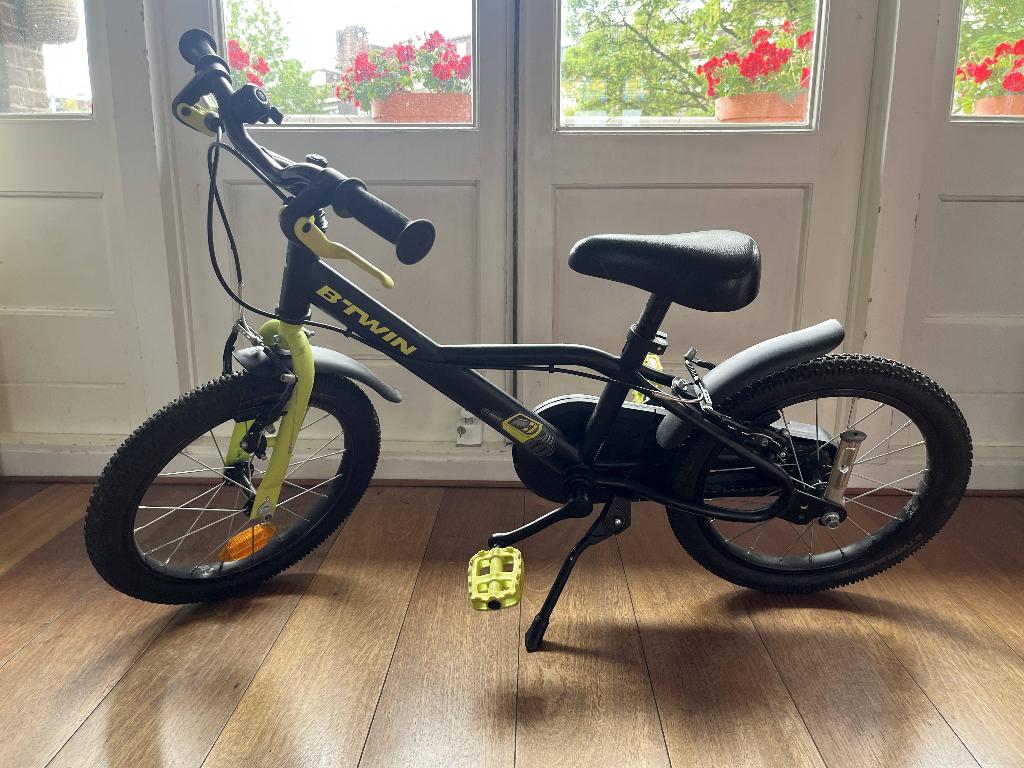 16 inch BTWIN kinderfiets, Ophalen, BTWIN, Trommelrem, 16 tot 20 inch