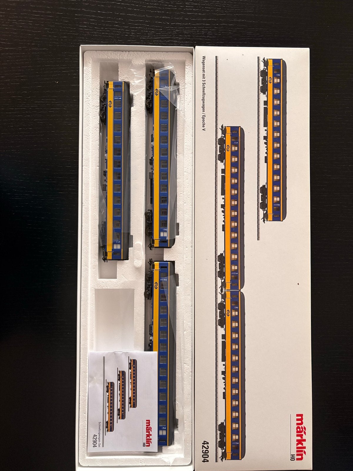 Märklin H0 NS Rijtuigen Set 42904 - Zo goed als nieuw, Hobby en Vrije tijd, Ophalen, Wagon, Märklin, NS