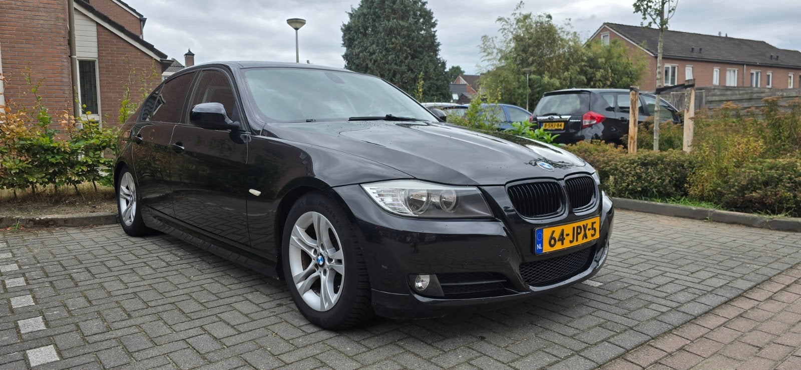 BMW 3-Serie 2.0 I 318 105KW 2009 Zwart, Zwart, Zwart, Origineel Nederlands, Handgeschakeld