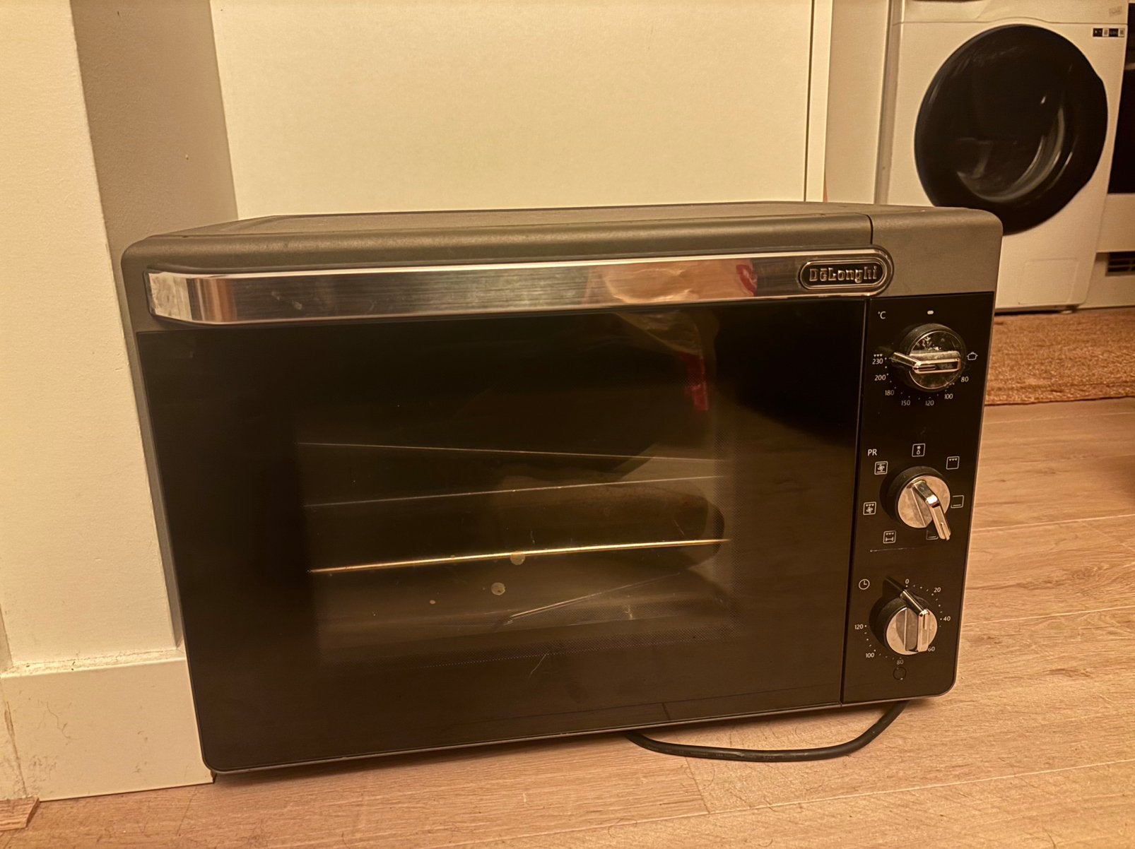 Elektrische Delonghi oven, Ophalen, Minder dan 45 cm, Overige merken, Minder dan 45 cm