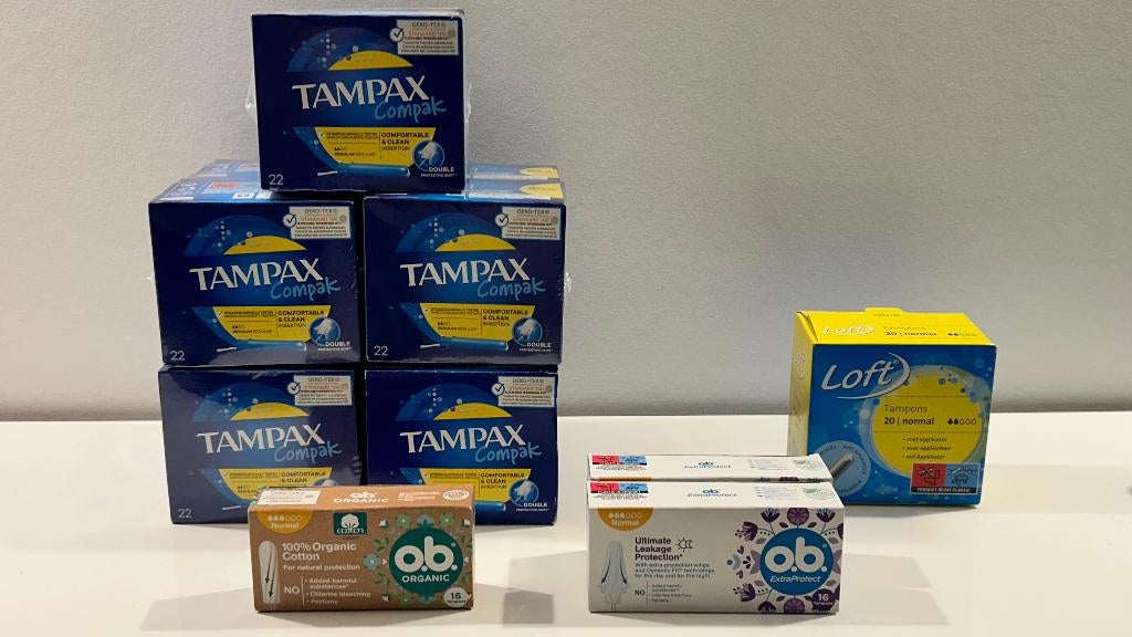 13 dozen tampons, Diversen, Ophalen of Verzenden, Nieuw