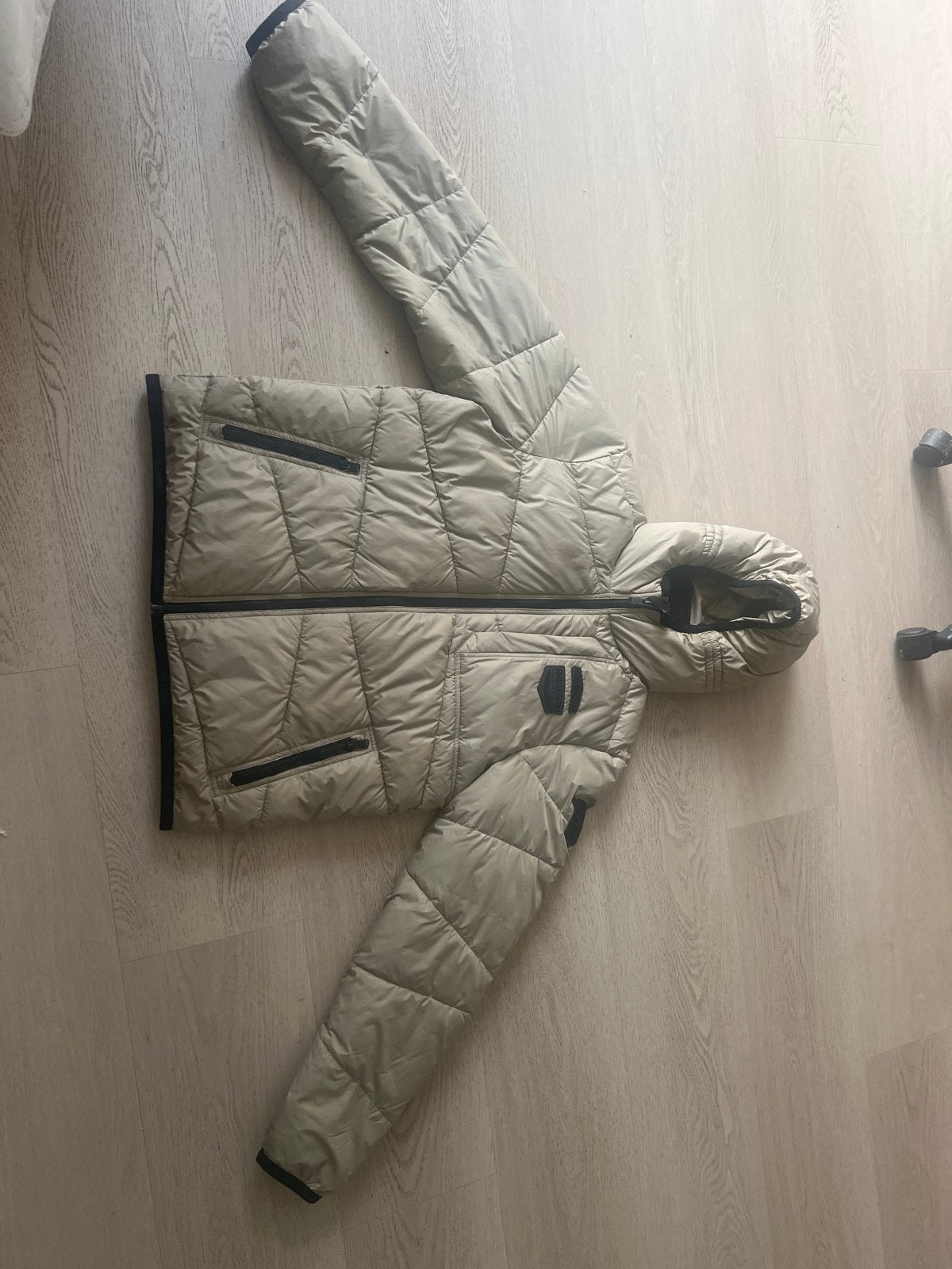 PME Legend Dreamlifter Icon winterjas - Maat L, Kleding | Heren, Ophalen of Verzenden, Zo goed als nieuw, Maat 52/54 (L), Beige