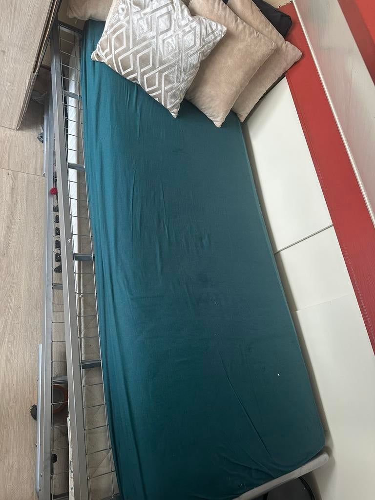 Logeerbed voor 1 en 2 personen!, Ophalen, 90 cm, Zwart, Tweepersoons