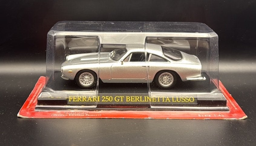 Ferrari 250 GT Berlinetta Lusso zilver 1:43, Hobby en Vrije tijd, Modelauto's | 1:43, Ophalen of Verzenden, Nieuw, Auto, Overige merken