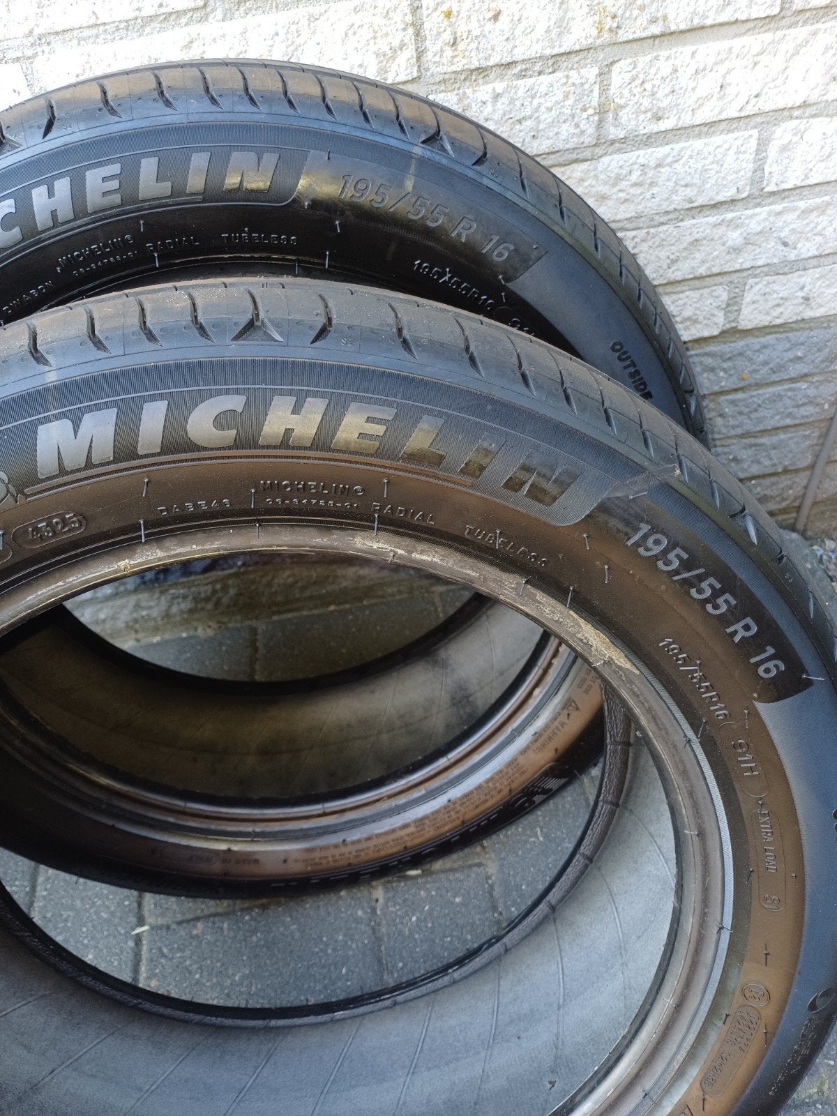Michelin Zomerbanden 195/55 R16 met 5-6mm profiel, Auto-onderdelen, Banden en Velgen, 16 inch, Ophalen of Verzenden, Band(en)