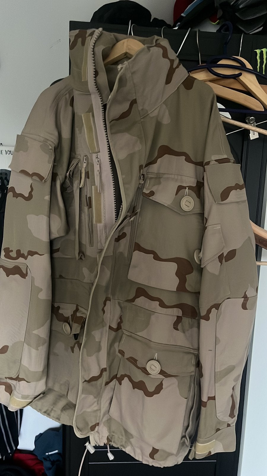 Oude smockjas defensie desert camo, Ophalen, Zo goed als nieuw, Groen