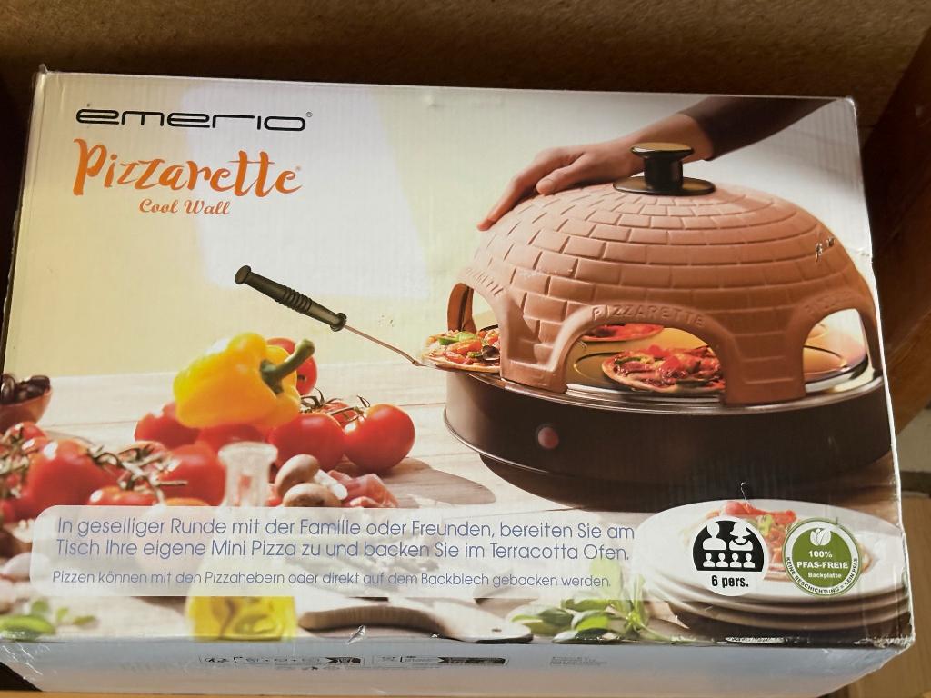 Pizarette 6 personen, Witgoed en Apparatuur, Ophalen of Verzenden, Zo goed als nieuw, 4 t/m 7 personen