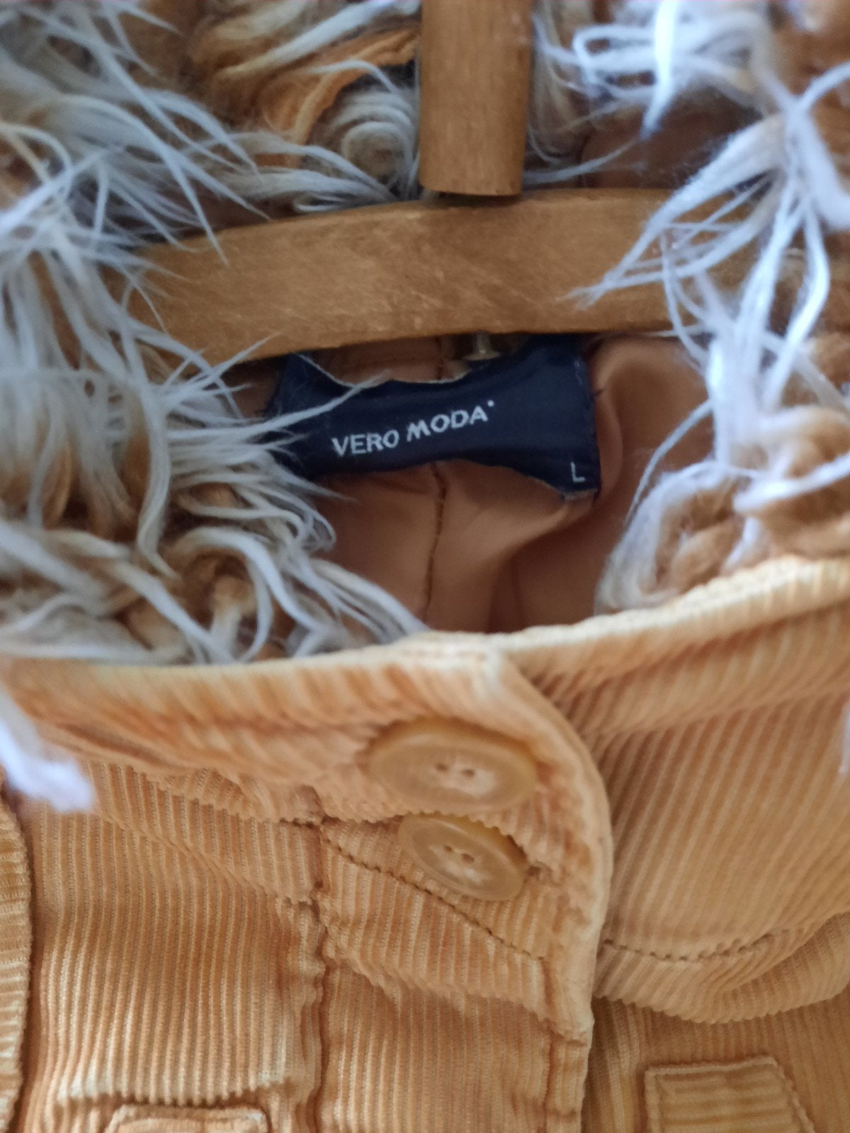 Jas (najaar) Vero Moda M 38/40 Okergeel, Kleding | Dames, Ophalen, Gedragen, Maat 38/40 (M), Geel