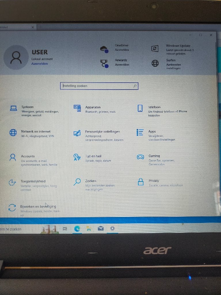 Laptop Acer, Ophalen, Gebruikt, 2 tot 3 Ghz, Qwerty