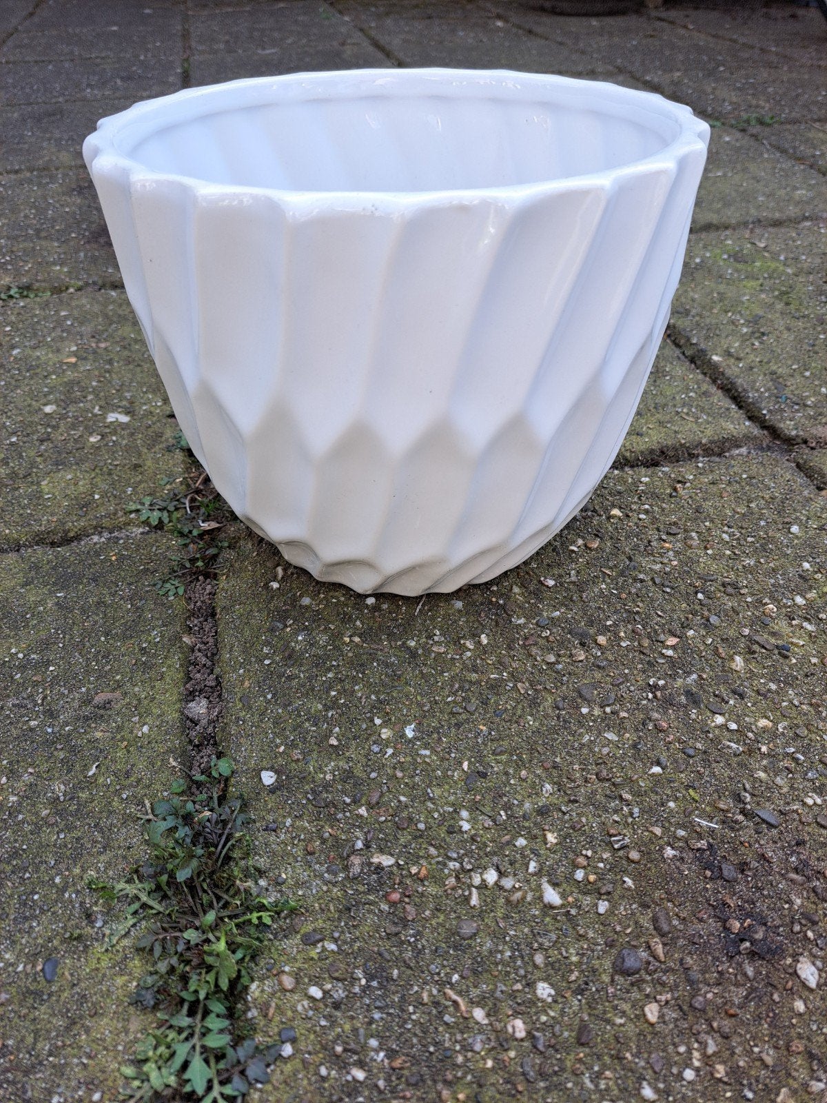 mooie grote bloempot zgan, Ophalen, Zo goed als nieuw
