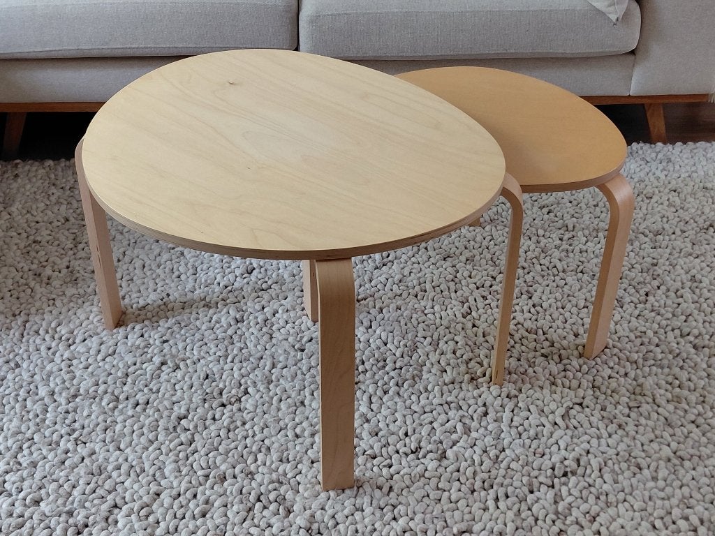 Ikea vintage Svalsta salontafel bijzettafel set, Huis en Inrichting, Tafels | Salontafels, Ophalen, Gebruikt, 50 tot 100 cm, 50 tot 100 cm