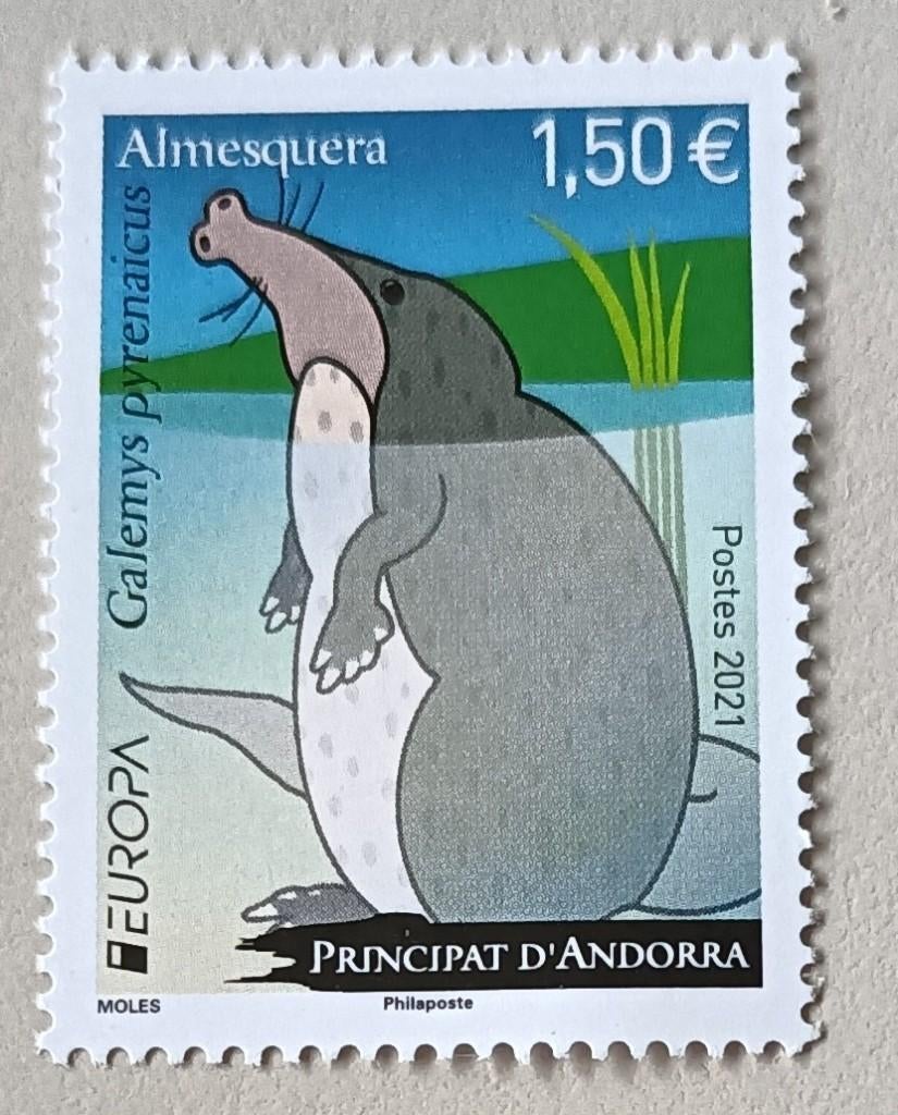 Andorra( French ) 2021 cept PF mich 879, Ophalen of Verzenden, Overige landen, Postfris