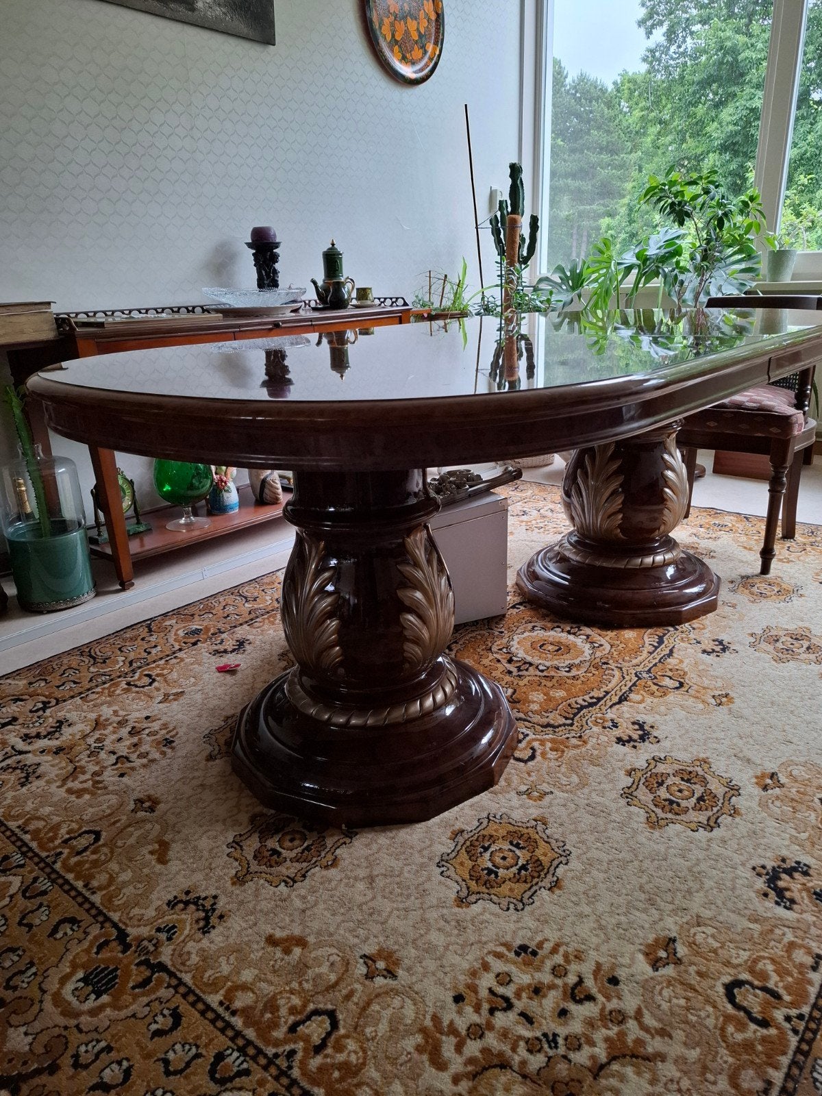 Grote eettafel, Ophalen, Gebruikt, 100 tot 150 cm, 200 cm of meer