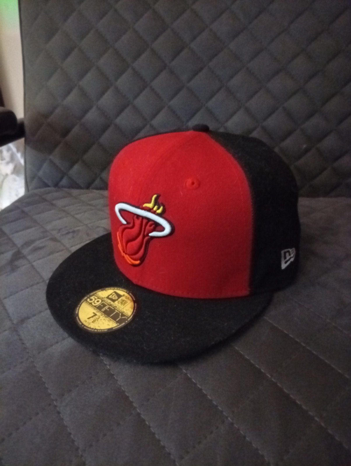 New Era 59Fifty Miami Heat NBA Cap - Maat 7 1/2, Ophalen of Verzenden, Zo goed als nieuw, New Era, Pet