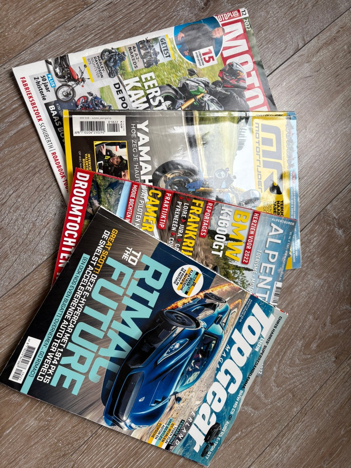 3 motor tijdschriften en 1 topgear, Boeken, Ophalen of Verzenden, Gelezen