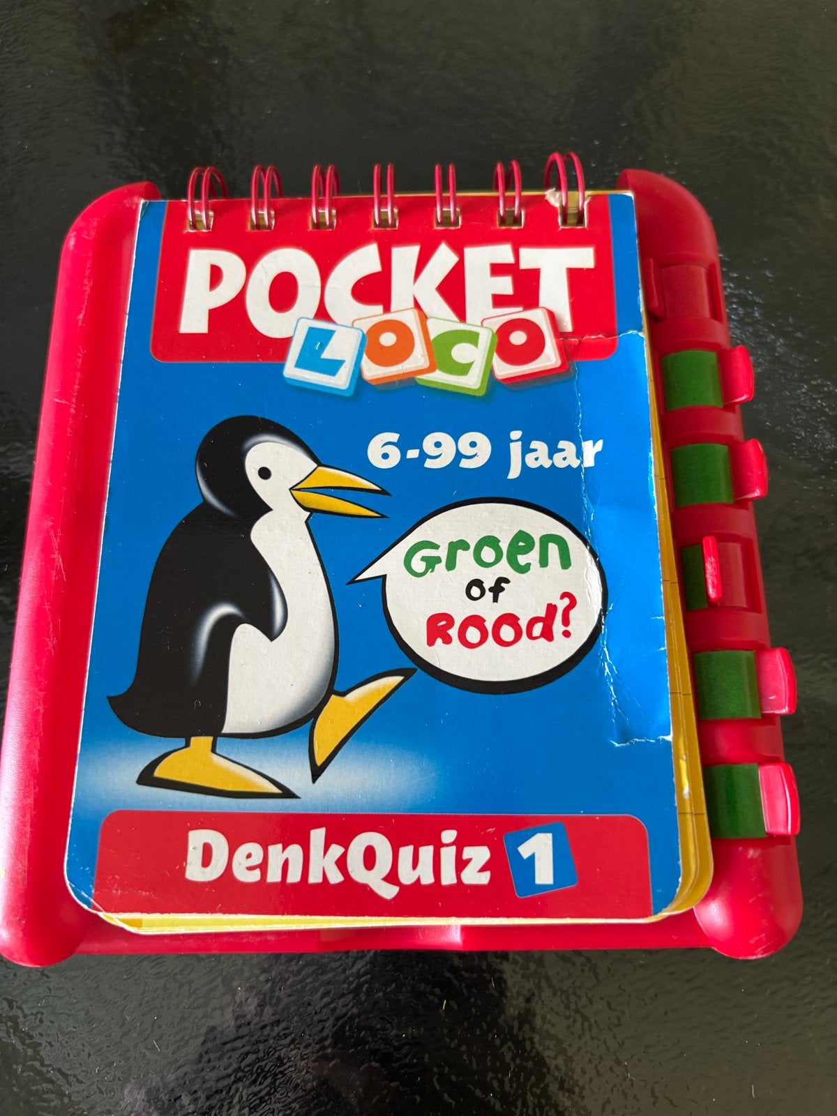 Pocket Loco DenkQuiz 1 - Groen of Rood? (6-99 jaar), Ophalen of Verzenden, Gebruikt, Puzzelen