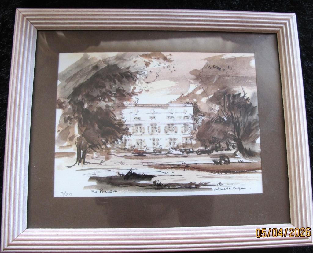 LITHO  👈🔍👇 Addi KUBBINGA - Wassenaar - De Paauw, Ophalen of Verzenden