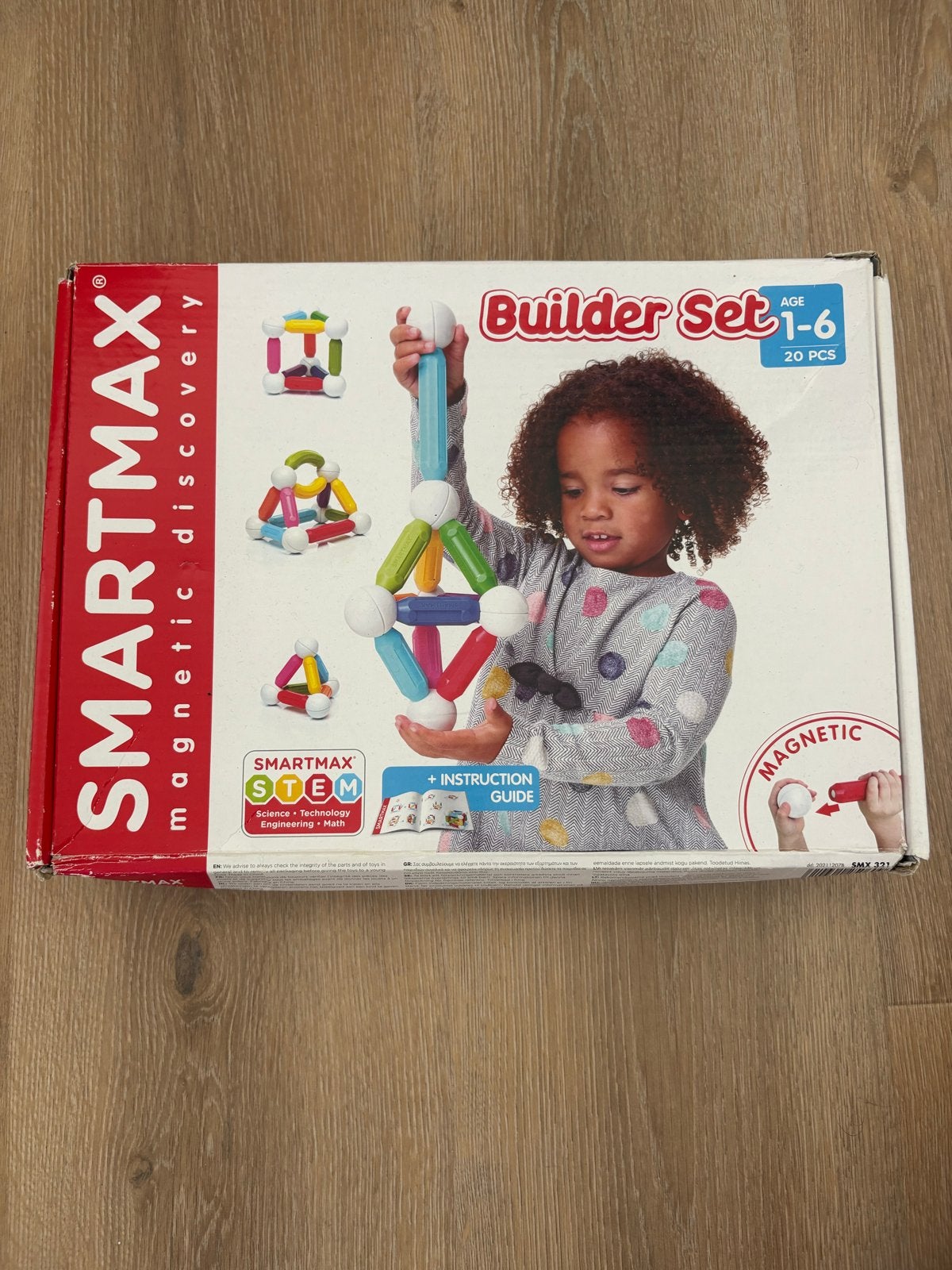 Smartmax Builder Set - Magnetisch Bouwspeelgoed 1-6 jaar, Ophalen of Verzenden, Zo goed als nieuw, Overige merken
