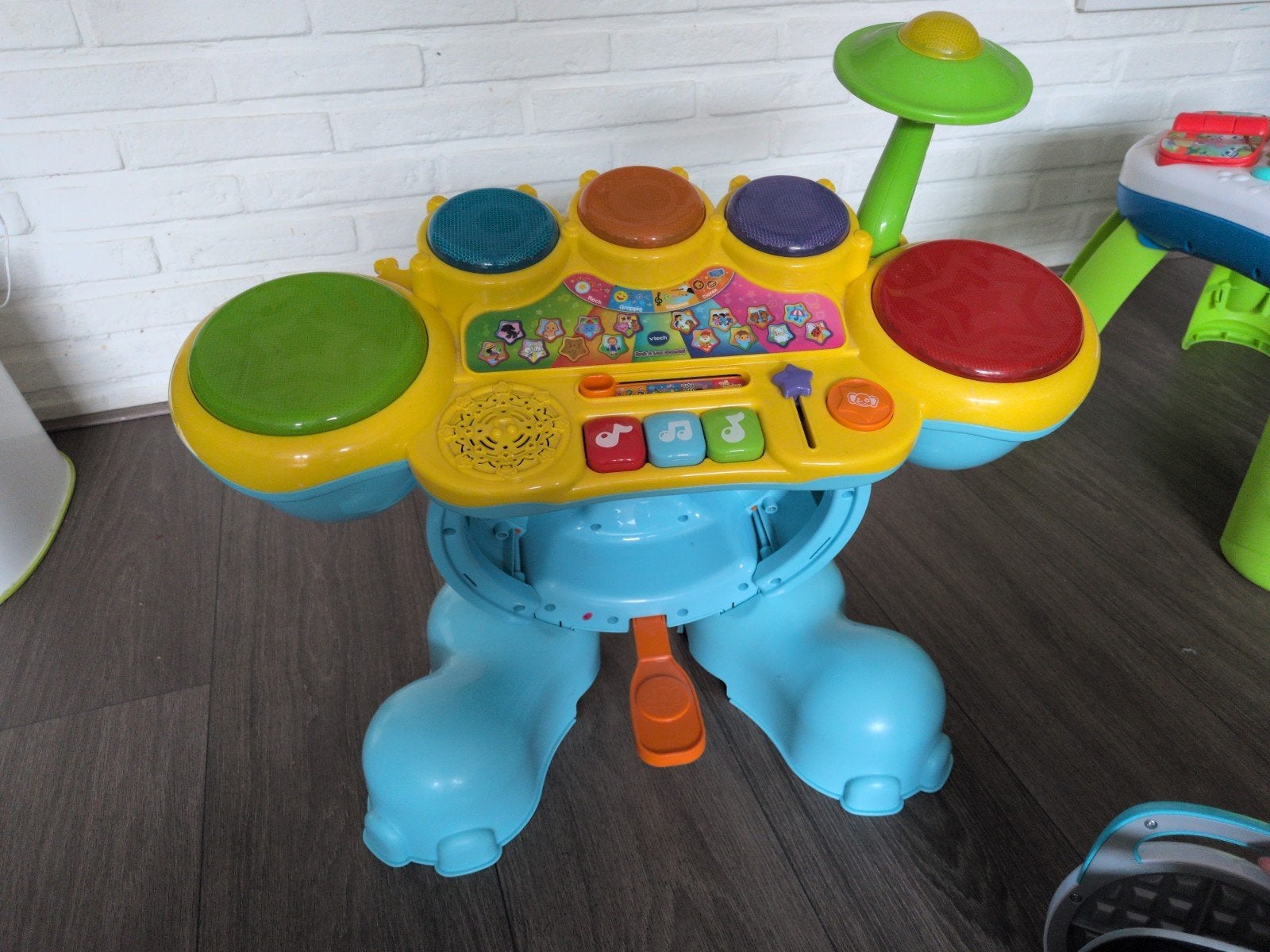 VTech Baby Muziek Olifant Drumstel, Kinderen en Baby's, Ophalen of Verzenden, Zo goed als nieuw, Overige typen, Met geluid