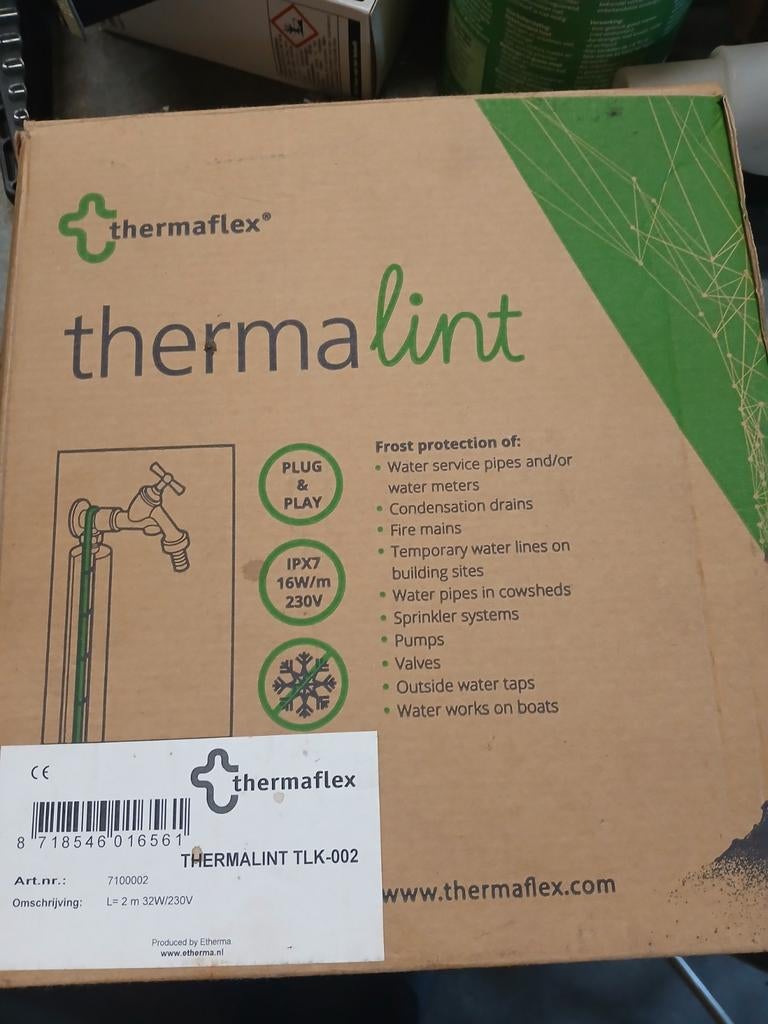 Thermaflex Thermalint TLK-002 vorstbeveiliging, Ophalen of Verzenden