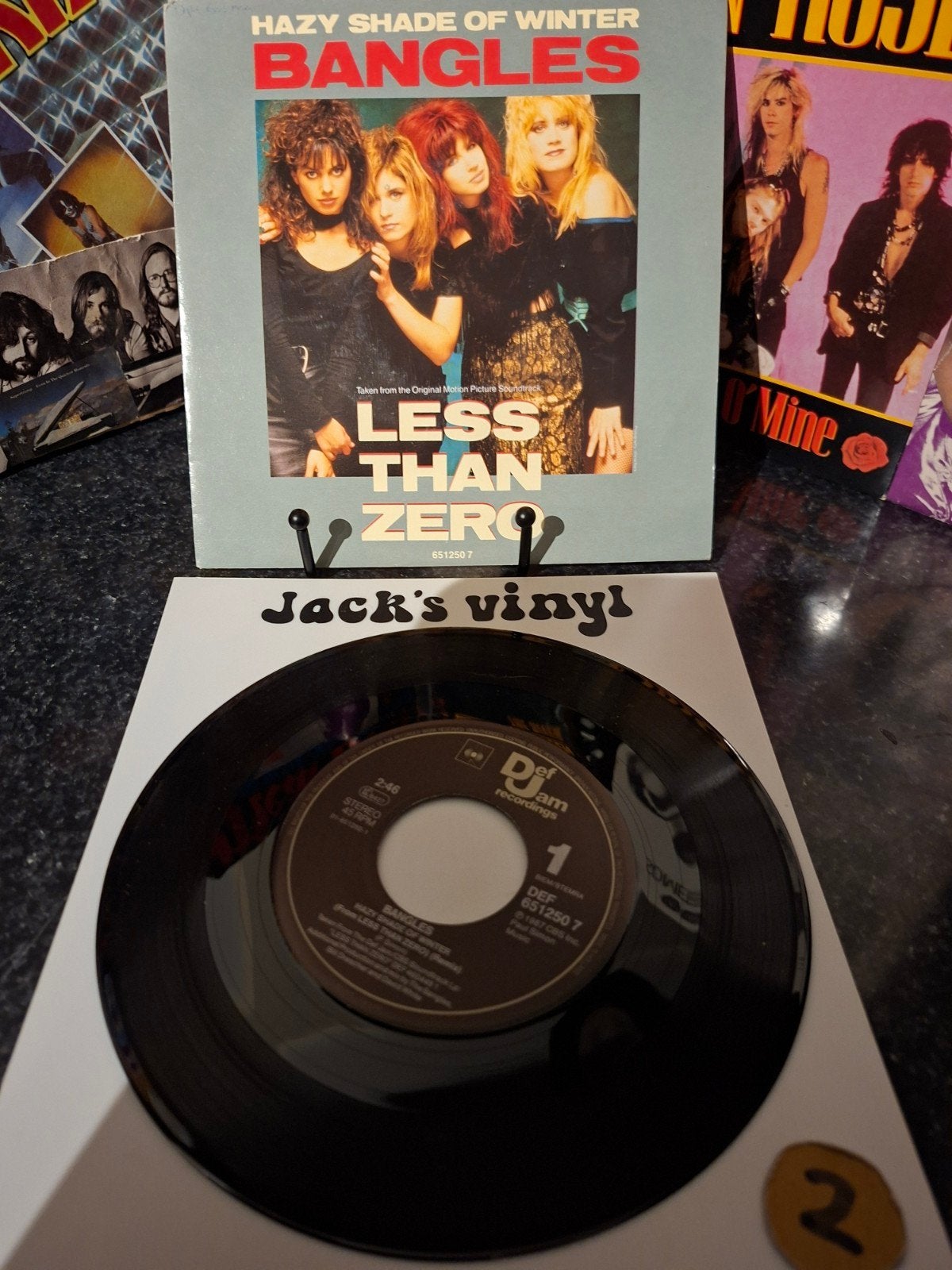 Bangles - Hazy Shade of Winter 7 inch vinyl single  1987/2, Cd's en Dvd's, Vinyl | Pop, Pop, 7 inch, Ophalen of Verzenden, Zo goed als nieuw