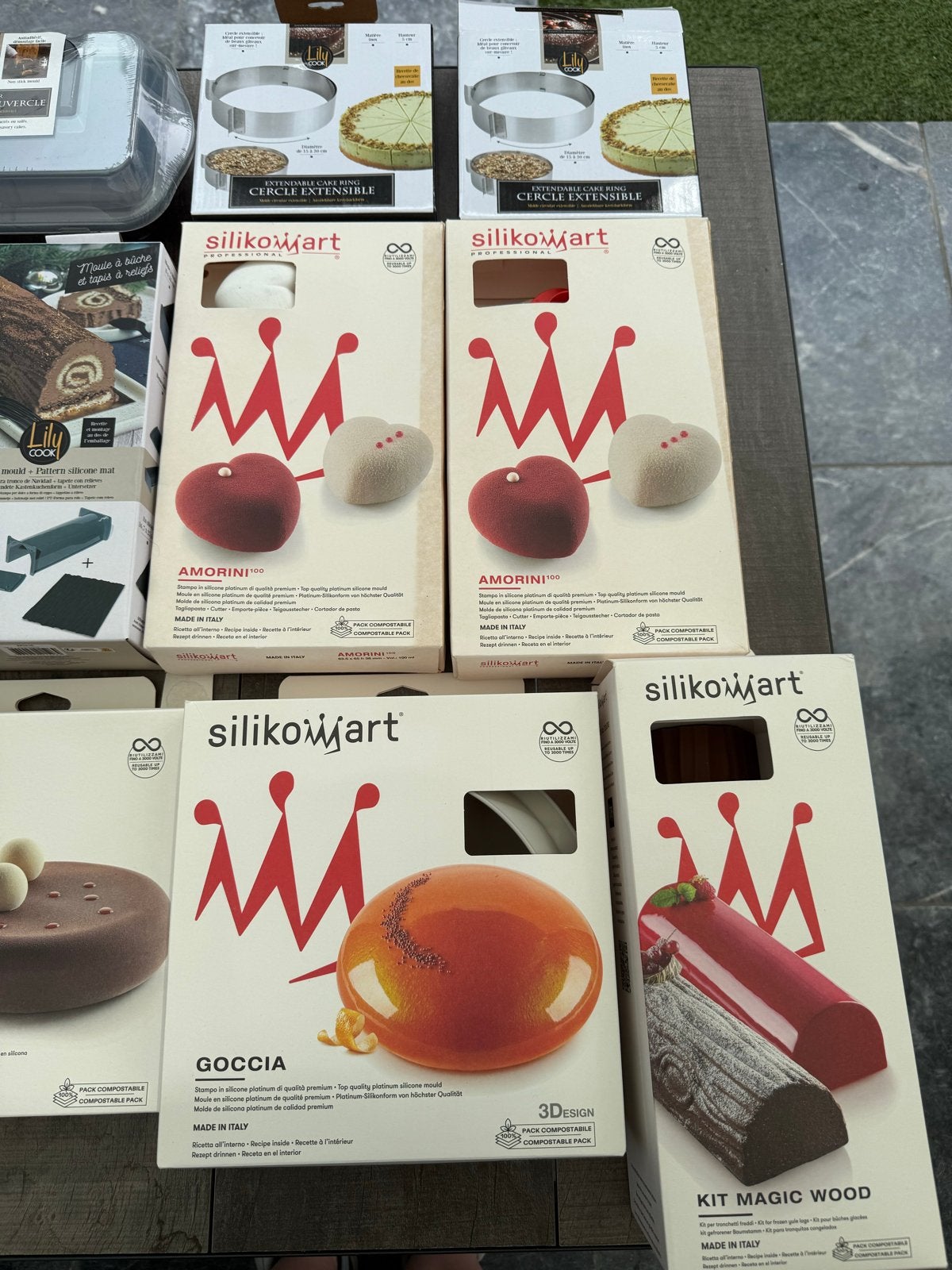 Complete set Silikomart / Lilly Cook - nieuw ongebruikt, Overige typen, Kunststof, Nieuw, Ophalen of Verzenden
