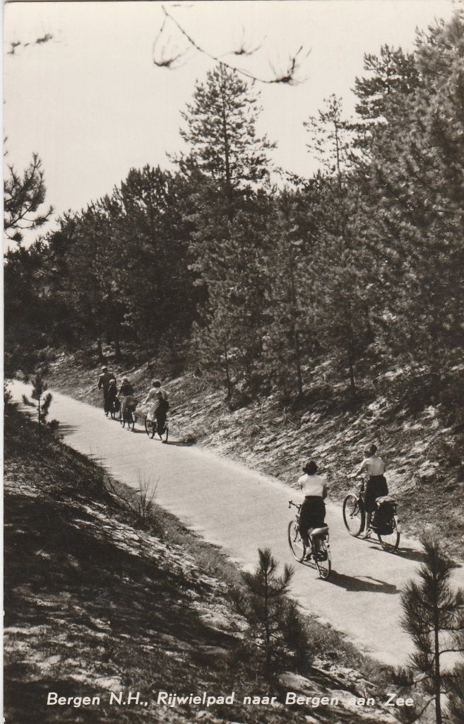 bergen- rijwielpad, Ophalen of Verzenden, Voor 1920, Noord-Holland