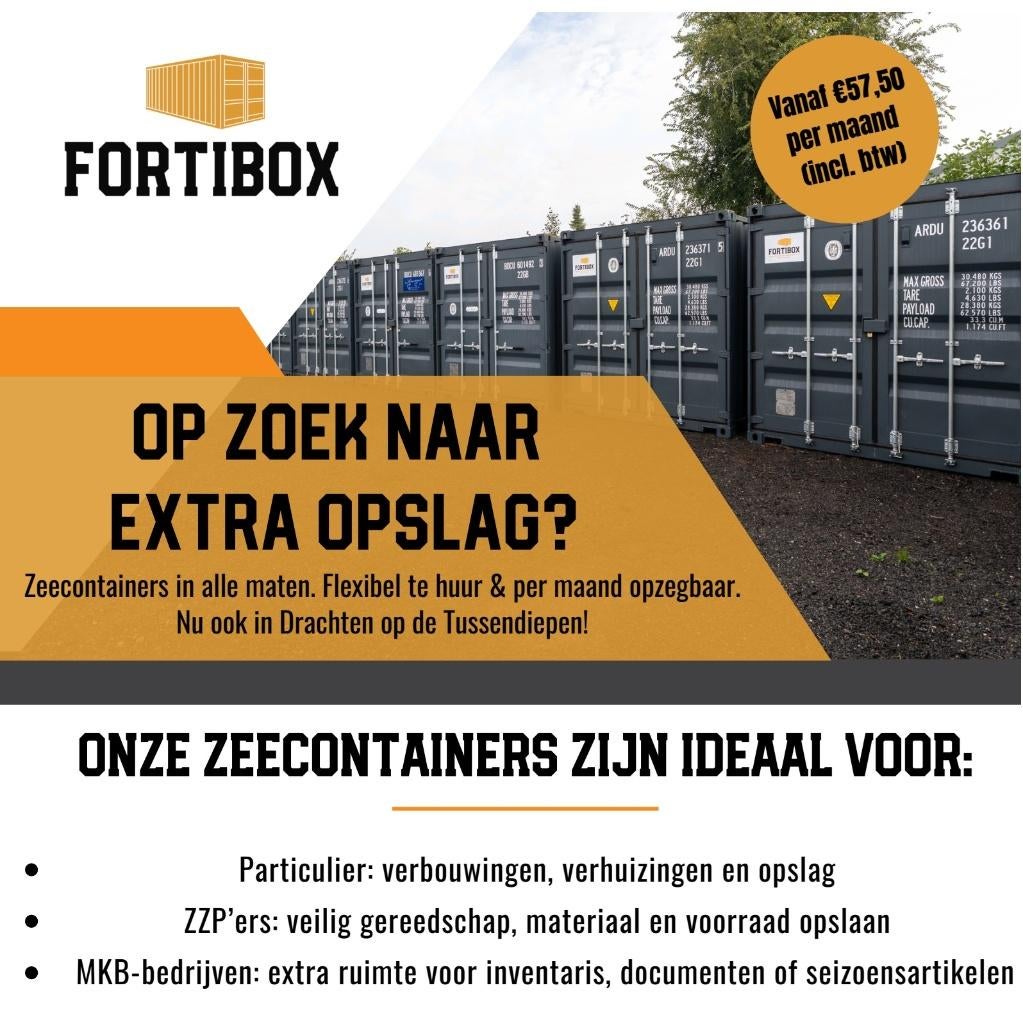 Verhuur van opslag ruimte Drachten, Ureterp, Beetsterzwaag, Zakelijke goederen, Bedrijfs Onroerend goed, Opslag of Loods, Huur