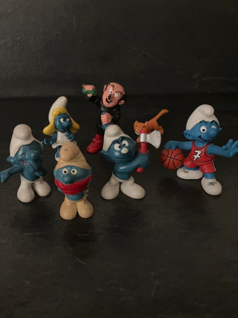 Oude smurfen, Verzamelen, Smurfen, Ophalen of Verzenden, Gebruikt, Verschillende Smurfen