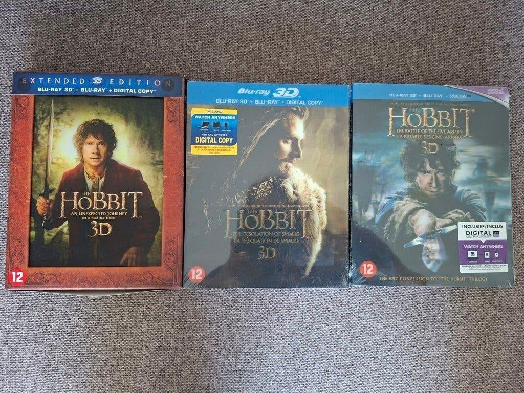 The Hobbit Blue-Ray 3D DVD - nog in de verpakking, Ophalen, Avontuur, Engels, Inclusief boekje