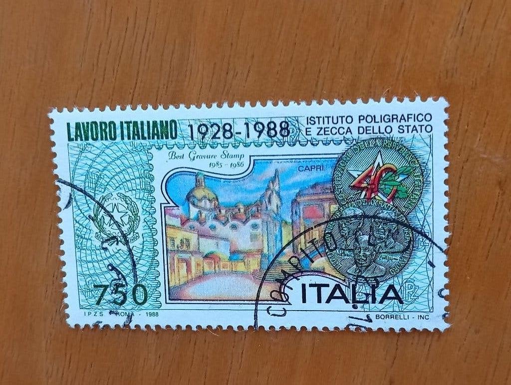 italie 1988, Ophalen of Verzenden, Gestempeld