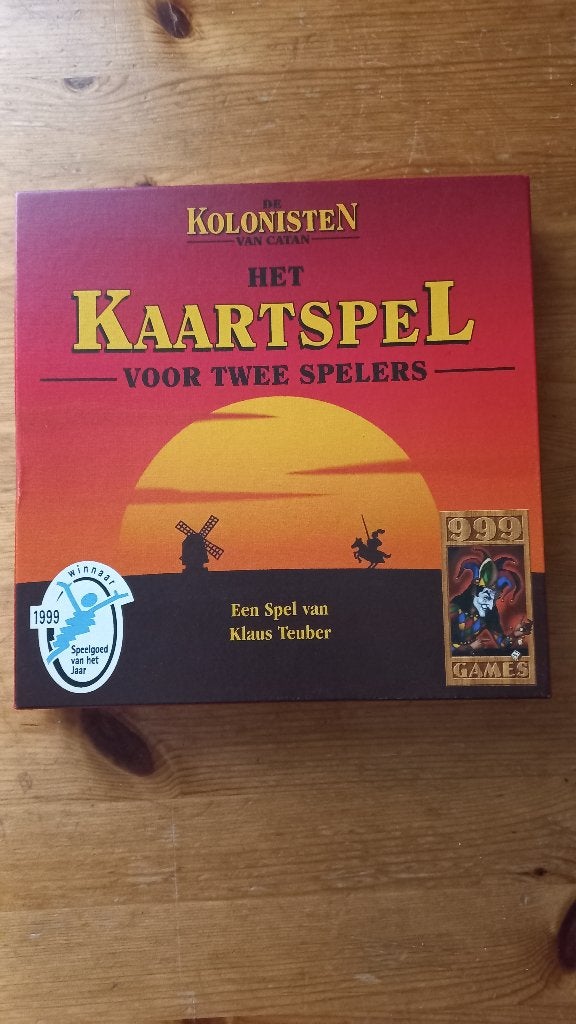 De Kolonisten het kaartspel voor twee spelers, Een of twee spelers, Ophalen of Verzenden, Zo goed als nieuw