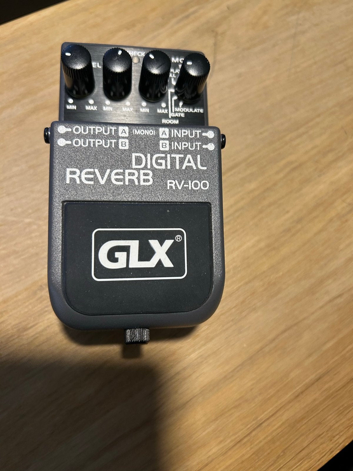 GLX Digital Reverb RV-100 Gitaar Pedaal, Ophalen of Verzenden, Gebruikt, Reverb