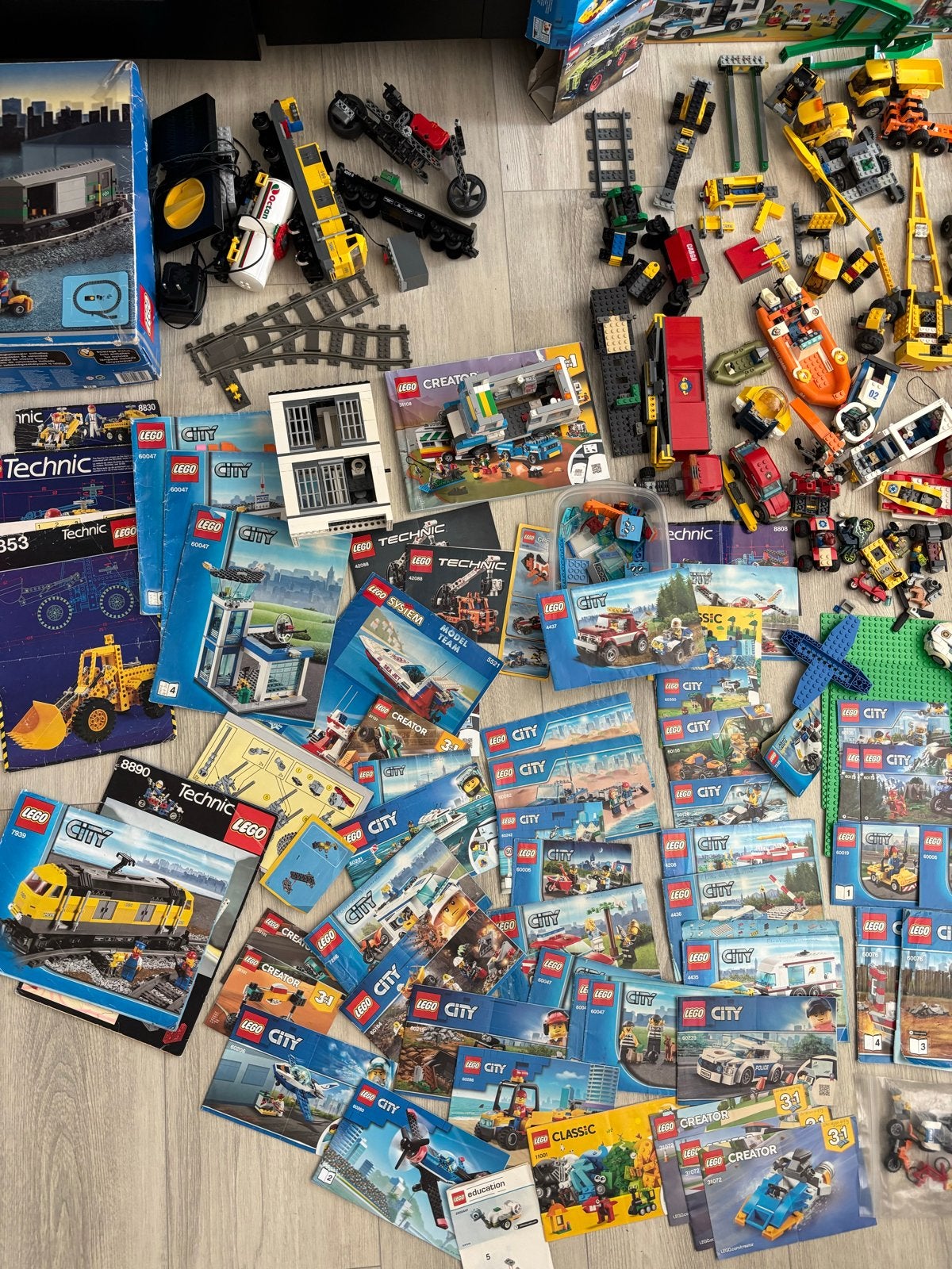 Grote collectie LEGO City, Technic en Creator met boekjes, Ophalen, Gebruikt, Overige merken