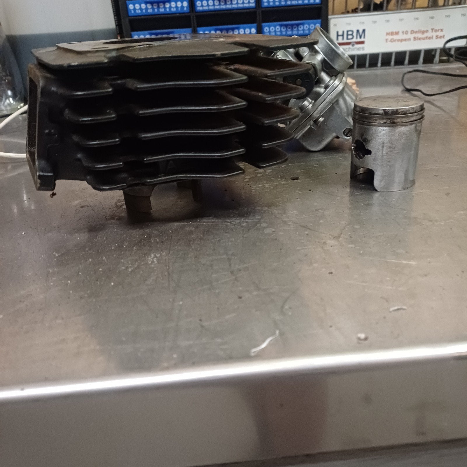 honda mb mt originele hm166 g cilinder incl 12mm kehin, Ophalen of Verzenden, Cilinder