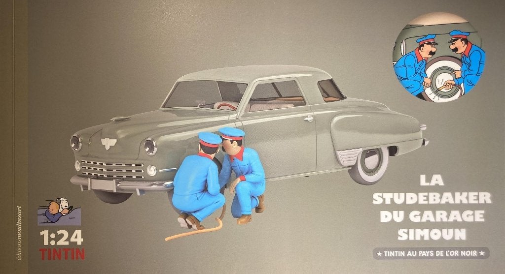the Studebaker from the zoom garage / Kuifje / TinTin, Ophalen of Verzenden, Kuifje, Zo goed als nieuw, Boek of Spel
