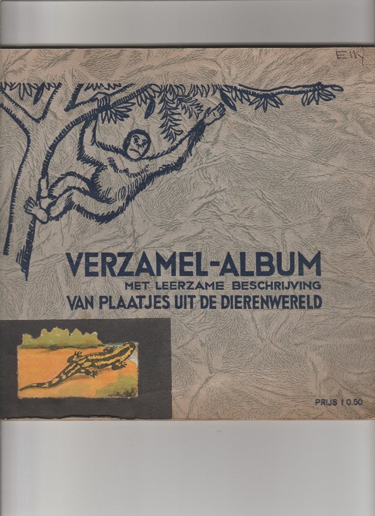 Verzamelalbum met plaatjes uit de dierenwereld, Ophalen of Verzenden, Gelezen, Plaatjesalbum