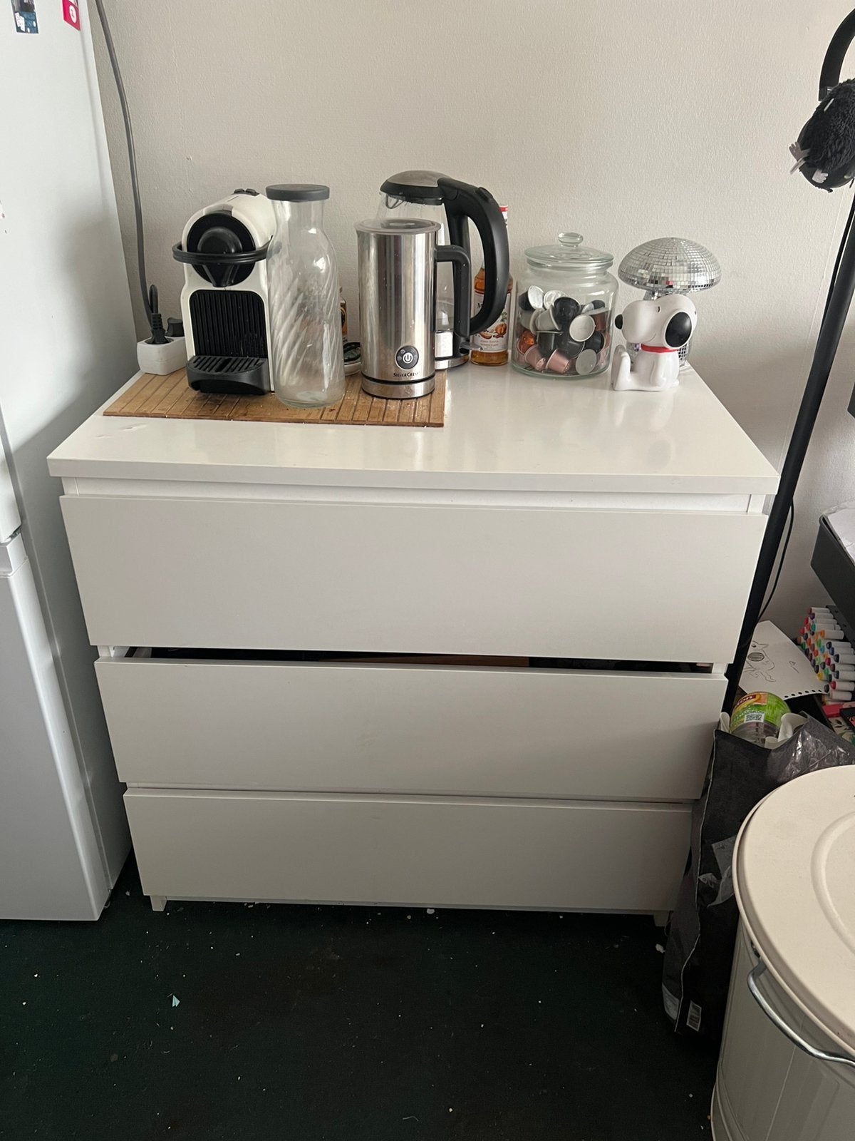 Malm lade kast ikea, Huis en Inrichting, Ophalen, 50 tot 100 cm, Zo goed als nieuw, 3 of 4 laden
