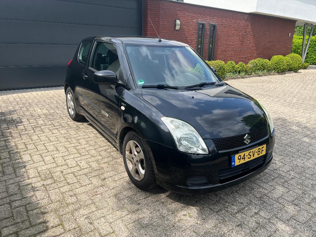 Suzuki Swift 1.5 3D 2006 Zwart, Auto's, Suzuki, Particulier, Swift, ABS, Airconditioning, Alarm, Boordcomputer, Centrale vergrendeling