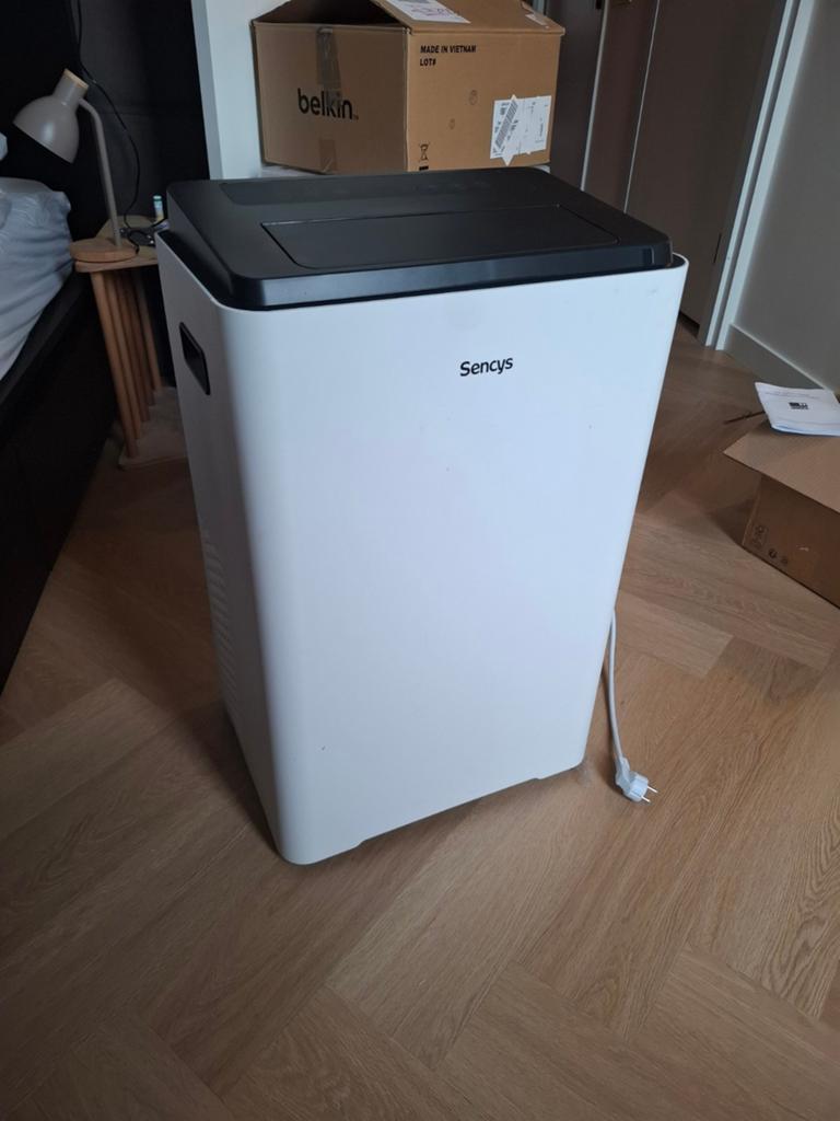 Verrijdbare airco van Sencys, Witgoed en Apparatuur, Airco's, Minder dan 60 m³, Energieklasse A of zuiniger, 3 snelheden of meer