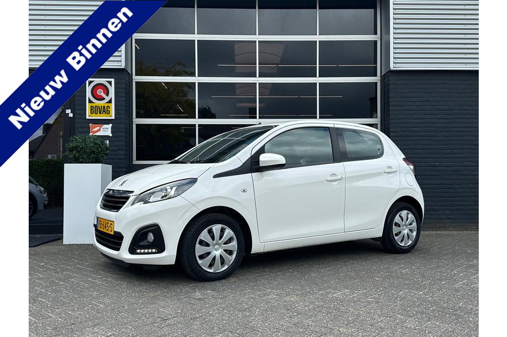 Peugeot 108 1.0 e-VTi Blue Lion, Airco, Radio, 5drs, NAP, AP, Auto's, Voorwielaandrijving, Stof, Gebruikt, 4 stoelen