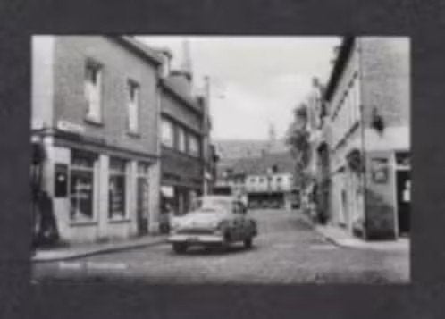 Boxtel Kruisstraat Auto Opel Reclame 1963., Ophalen of Verzenden, 1960 tot 1980, Ongelopen, Noord-Brabant