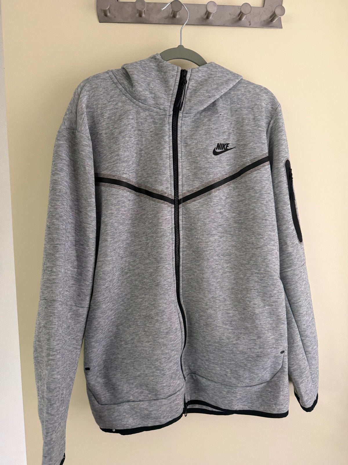 Nike Tech Fleece Vest Grijs - Maat XL, Ophalen, Zo goed als nieuw