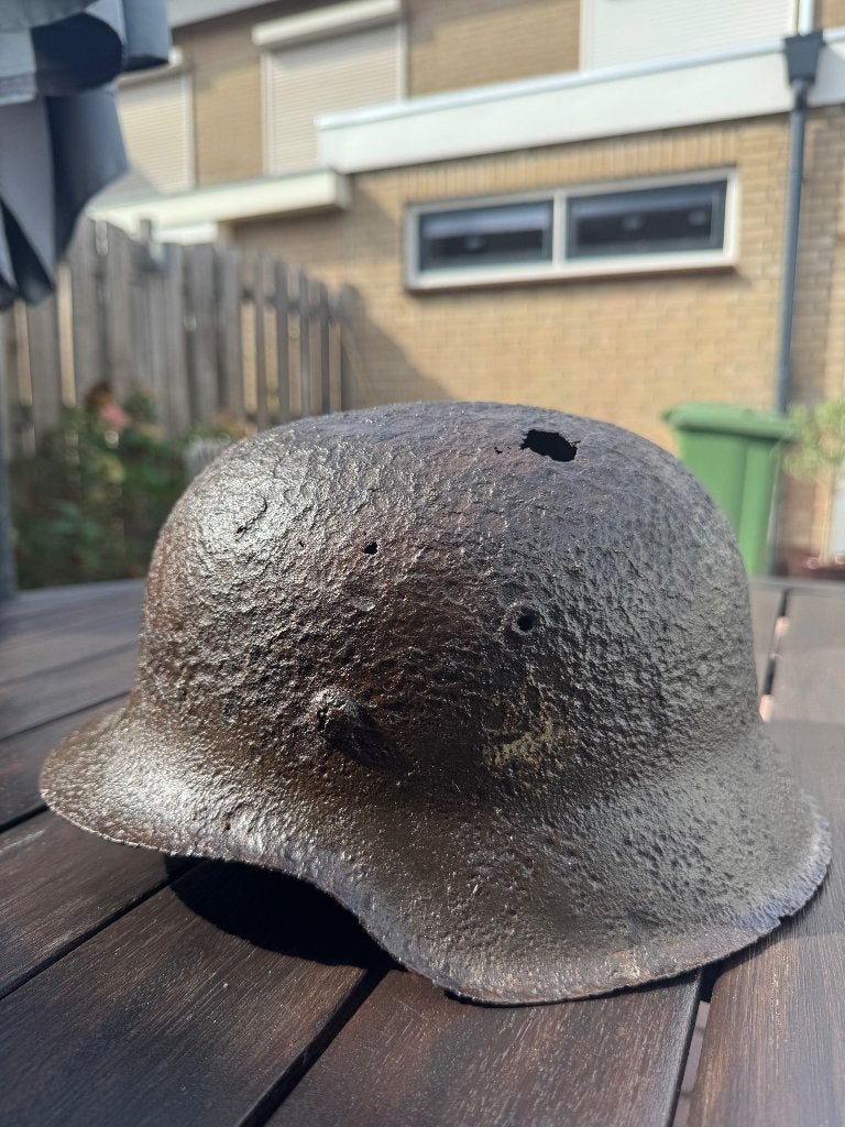 Duitse bodemvondst helm, Verzamelen, Ophalen of Verzenden, Landmacht, Duitsland, Helm of Baret