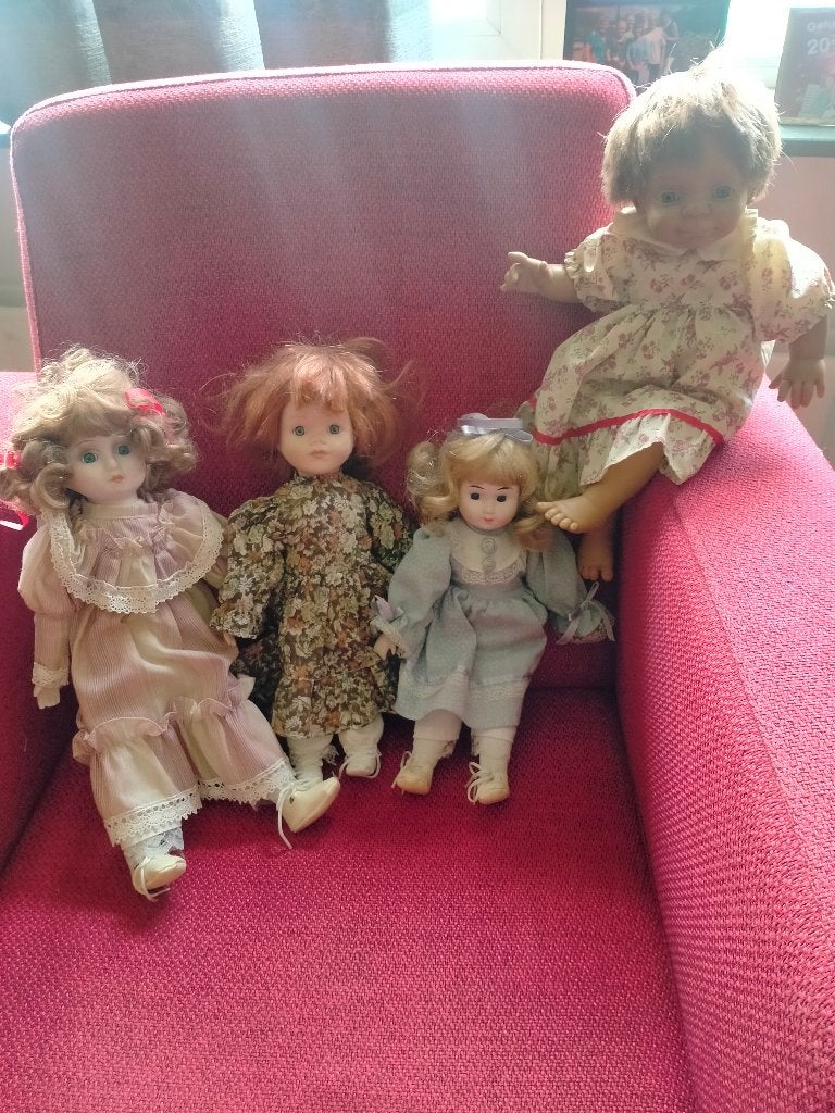 Vintage porseleinen popjes, Ophalen of Verzenden, Gebruikt, Pop
