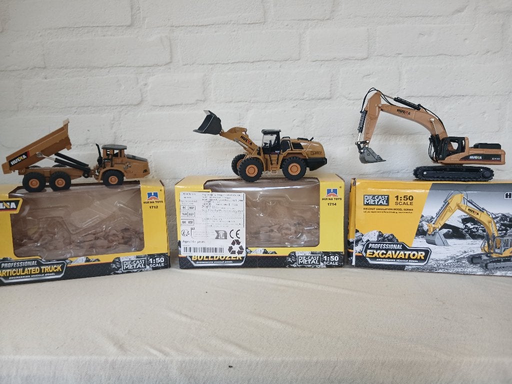 Grondwerk voertuigen  1/50, Hobby en Vrije tijd, Ophalen of Verzenden, Nieuw, Bus of Vrachtwagen, Overige merken