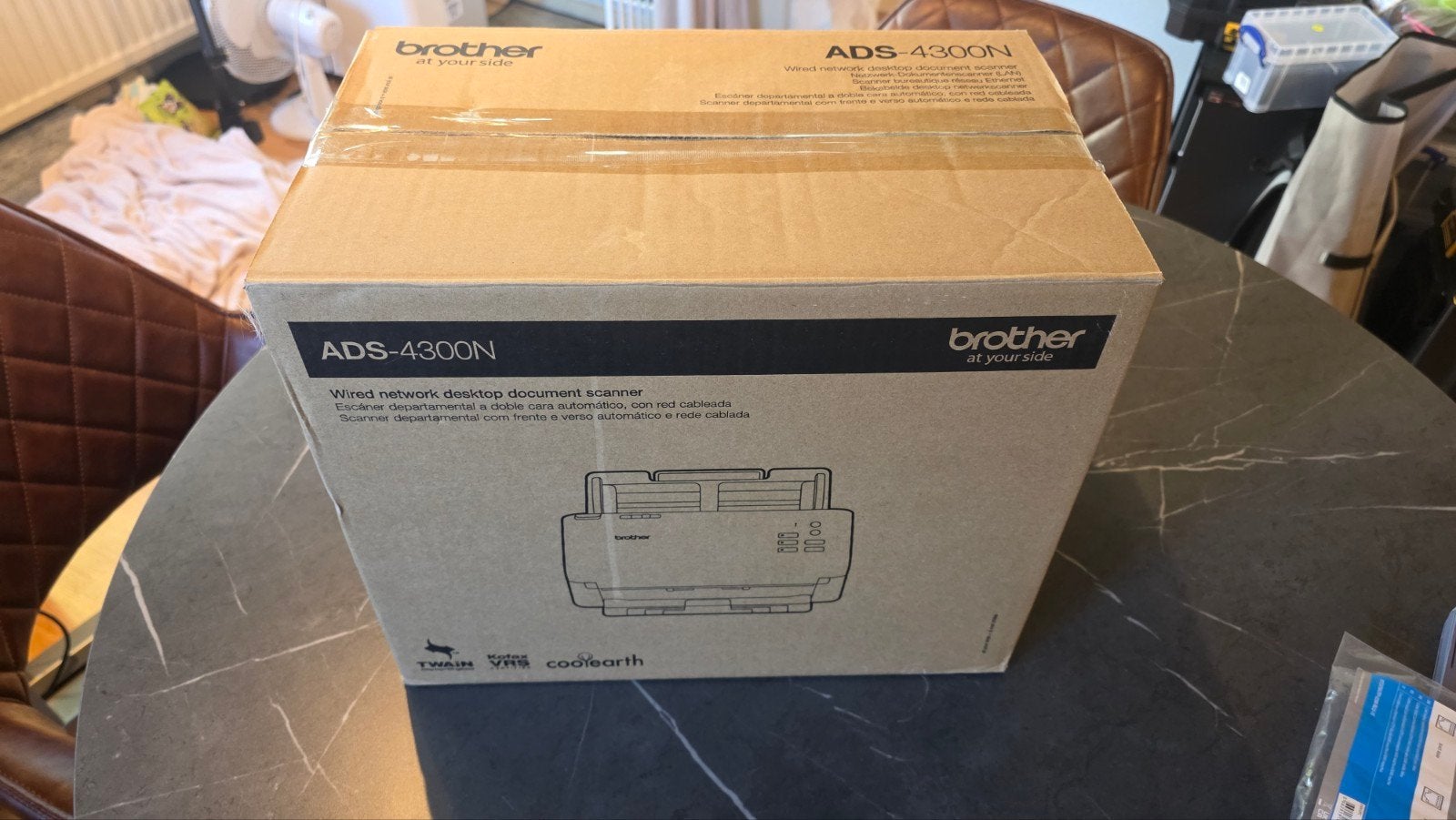 Brother ADS-4300N Bedrade Netwerk Documentscanner, Computers en Software, Scanners, MacOS, Ophalen of Verzenden, Zo goed als nieuw
